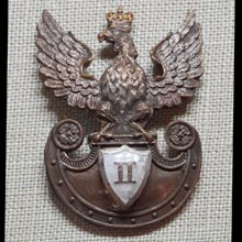 Eagle of the 2nd Infantry Regiment 1st Infantry Rifle Division 1st Polish Corps in Russia